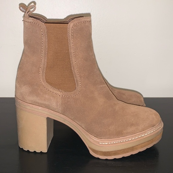 Steve Madden Shoes - Steve Madden Lexa Boot.  Chestnut Suede.  Size 9.5.  NWOT.